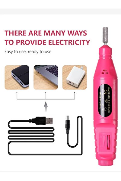 Zen Store Electric Nail Drill Machine with 12 Grinding Bits | Professional Ma...
