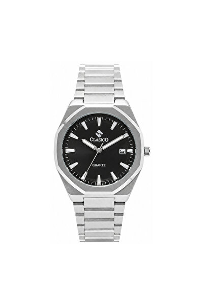 Clasico Legacy Men’s Analog Quartz Watch | Octagonal-Inspired Case, Date Disp...