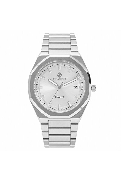 Clasico Legacy Men’s Analog Quartz Watch | Octagonal-Inspired Case, Date Disp...