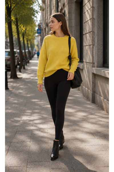fimet.sportswear KADIN TRİKO UZUN KOLLU KAZAK