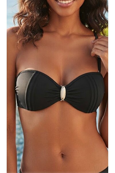 Sunsurf Yarım Dolgulu Bikini Üstü SİYAH