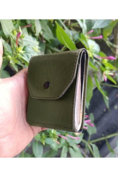 ÖZ-KA LEATHER VİRAL CUZDAN HAKİ ( KARTLIKLI BANKNOT CÜZDANI) PORTFÖY KARTLIK