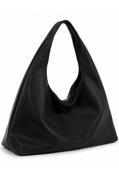 Tecer Bag Kadın Süet Fermuarlı Salaş Shopper Vintage Omuz Çantası