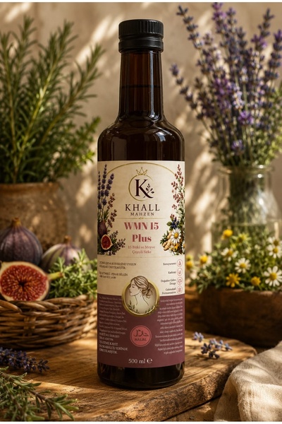 Genel Markalar KHALL MAHZEN WMN 15 PLUS BİTKİ VE MEYVE ÇEŞNİLİ SİRKE 500 ML