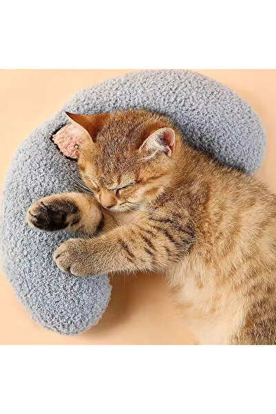 choice2 blue Fair Little Pillow for Cats Ultra Soft Fluffy Pet Calming Toy Ha...
