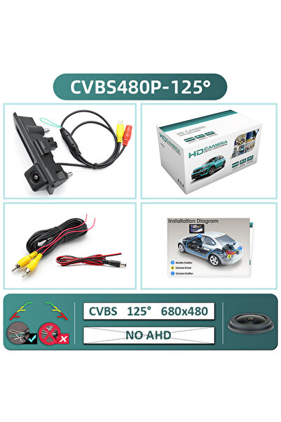 Choice1 كاميرا الرؤية الخلفية للسيارة CVBS680x480-125deg GreenYi 170° 1080P A...