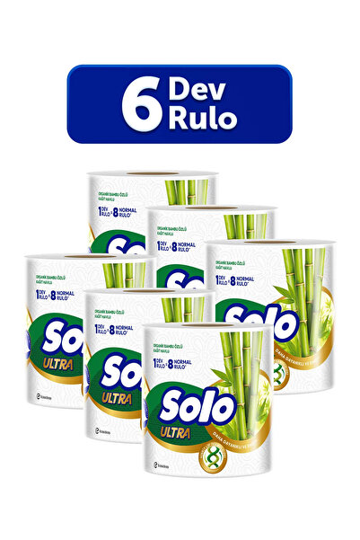 Solo Ultra Dev Rulo Kağıt Havlu (1=8) 6'lı