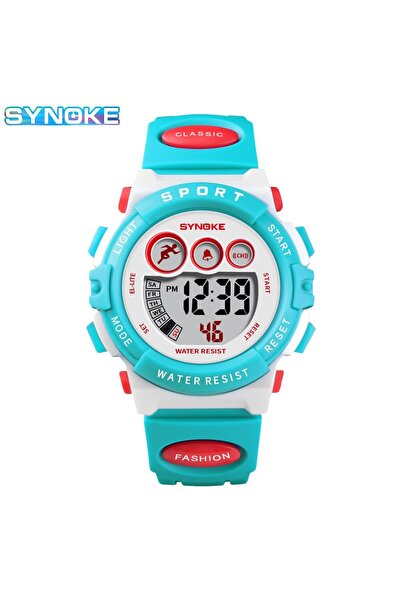 Choice Blue and white SYNOKE Student Sport Watches For Kids Colorful Electron...