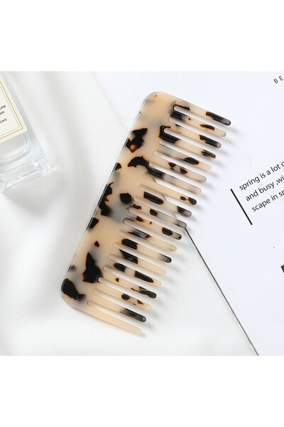 Choice1 C Wide Teeth Acetate Hair Combs Anti-static Hair Comb Portable Makeup...