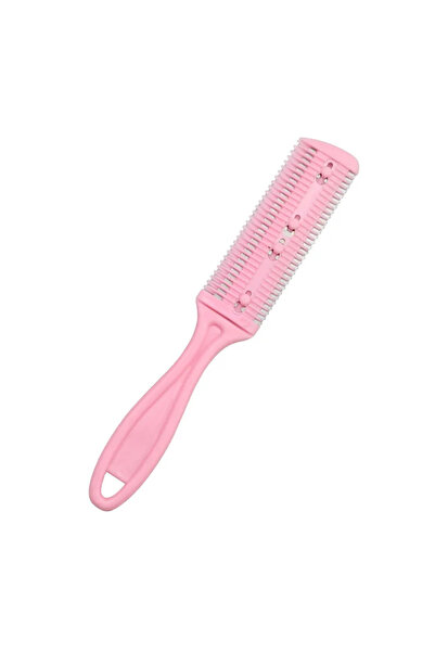 Choice1 Pink 1pc Hair Cutting Comb Hair Brushes With Razor Blades Hair Trimme...