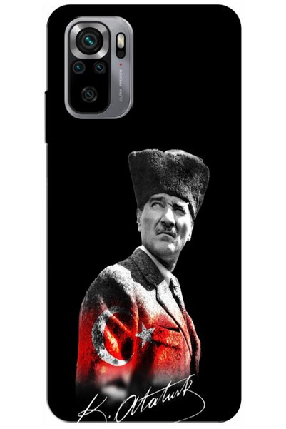 Zebana Xiaomi Redmi Note 10 Compatible Case: Mustafa Kemal Atatürk Design V2 ...