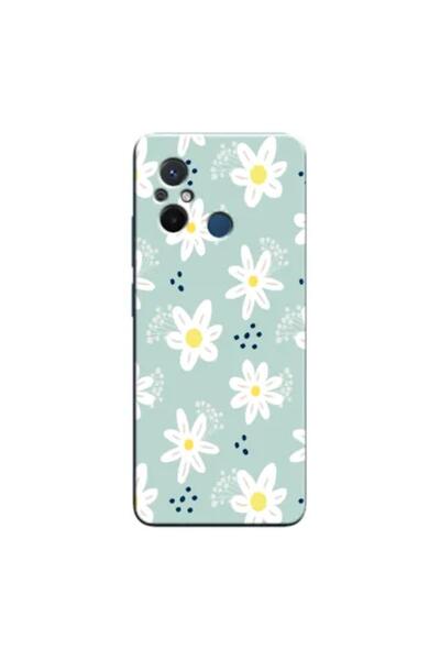 Zebana Xiaomi Redmi 12C Compatible Case Spring Flowers 10 Silicone Case (Prin...