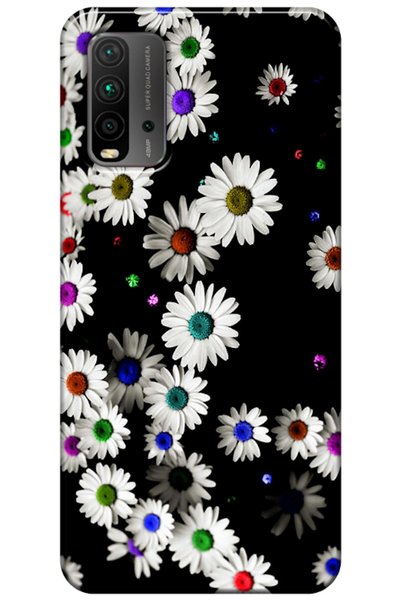 Zebana Xiaomi Poco M3 Compatible Case Daisy V1 Silicone Case (Printed)