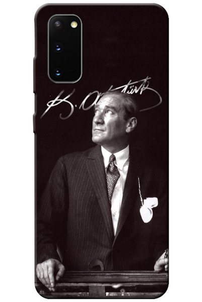 Zebana Samsung Galaxy S20 Compatible Case Mustafa Kemal Atatürk Silicone Case...