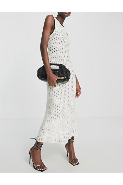 Evendi Rochie medie, Ecru