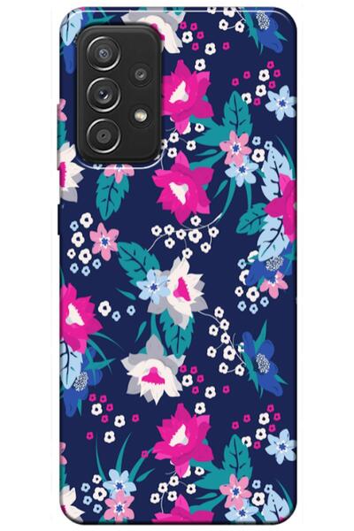 Zebana Samsung Galaxy A72 5g Compatible Case Spring Flowers 3 Silicone Case (...
