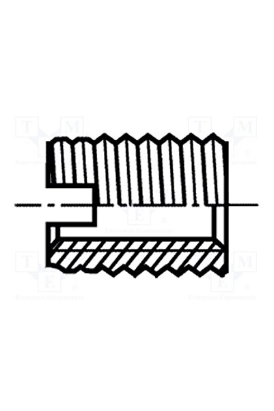 OEM Adaos filetat BOSSARD B5/BN2708, oțel inoxidabil A1, M5, BN 2708, Pachet ...