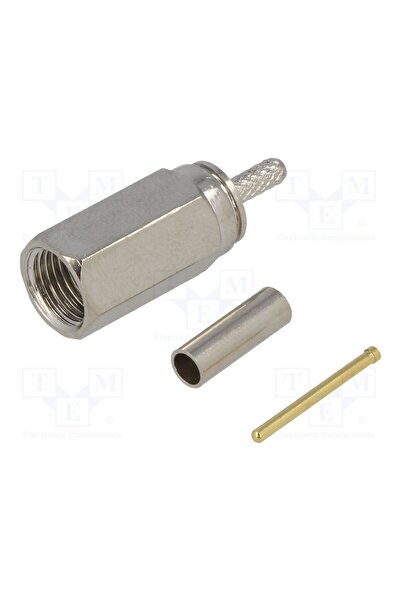 OEM Conector FME YIZN FME-011, mufă, tată, drept, RG174, crimpat, pe cablu