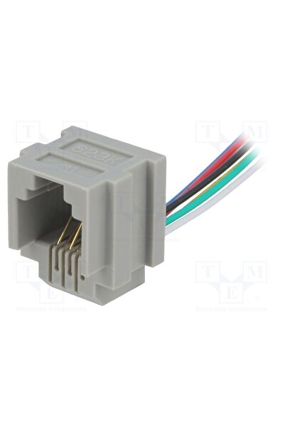 OEM Conector RJ12 CONNFLY RJ12GL, soclu, 150mm, PIN 6, cu blocare panou,cu ca...