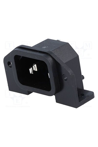 OEM Conector alimentare AC BULGIN PX0580/PC, soclu, tată, 10A, 250VAC, C14 (E...