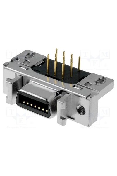 OEM Conector MDR 3M 10214-5212PL, PIN 14, ecranat, Fixare clichet, soclu, mam...