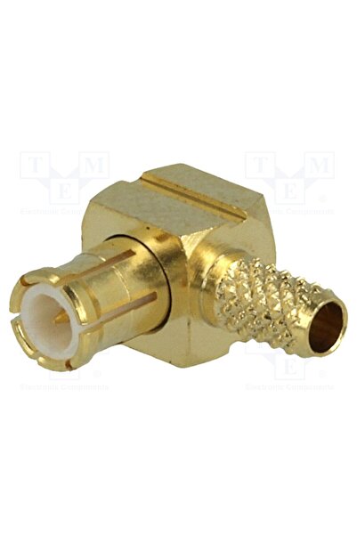 OEM Conector MCX NINIGI MCX-01, mufă, tată, în unghi 90°, 50Ω, RG174,RG188,RG316