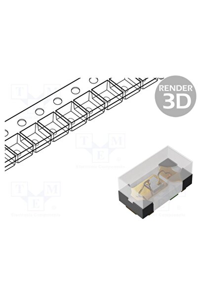 OEM LED LUCKYLIGHT LL-S160VC-V1-2B, roșu, SMD, 0402, 15÷35mcd, 1,6÷2,4VDC, 1x...