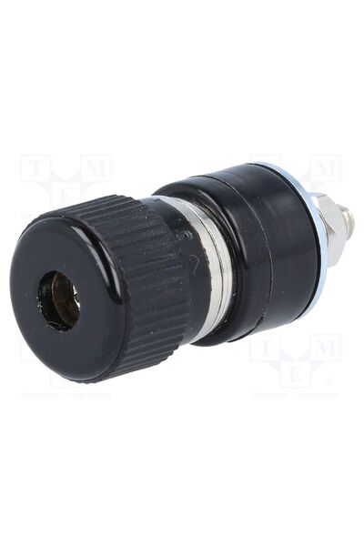 OEM Conector de laborator banană 4mm SCI R1-26B-B, soclu, 60VDC, 30A, neagră