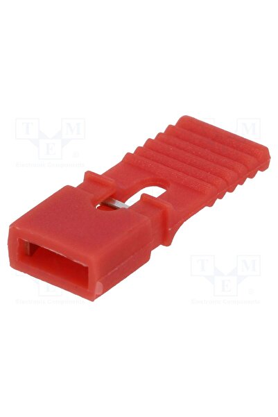 OEM Conector şiruri pini NINIGI JUMPER-H/R, jumper, mamă, 2,54mm, 1x2, roşie,...