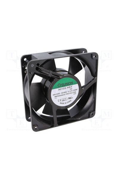 OEM Ventilator AC SUNON A2123HST, axial, 230VAC, 120x120x38mm, 165m3/h(±10%),...