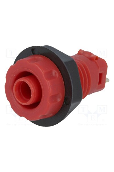 OEM Conector de laborator banană 4mm CLIFF FCR14461, soclu, 1kVDC, 30A, roşie