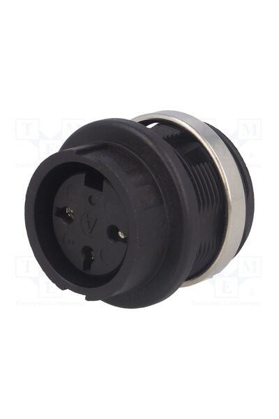 OEM Conector DIN AMPHENOL C091-3277-000, soclu, mamă, C091B, PIN 3, lipire, 3...