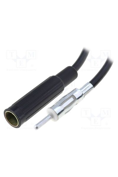 OEM Cablu 4CARMEDIA ZRS-PA-350, 3,5m, DIN soclu,DIN mufă, negru, drept