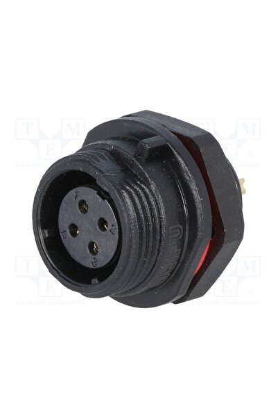 OEM Conector circular WEIPU SP1312/S4, soclu, mamă, PIN 4, IP68, SP13, 5A, 20...