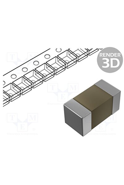OEM Condensator ceramic MURATA GRM188R61C105KA12D, MLCC, 1uF, 16V, X5R, ±10%,...