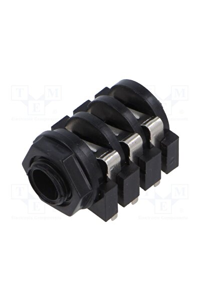 OEM Conector Jack 6,3mm NINIGI JC-215, soclu, mamă, stereo, piste 3, THT