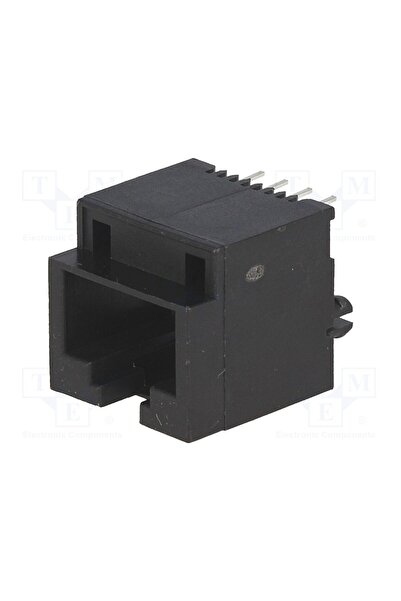 OEM Conector RJ45 NINIGI RJ45PU, soclu, PIN 8, cu salt, aurit, 8p8c, THT, drept
