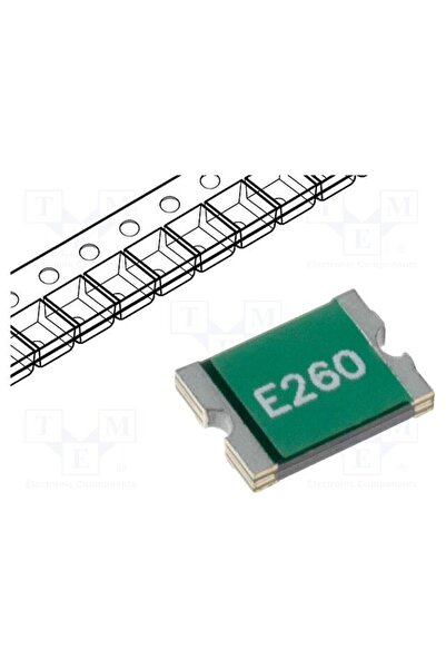 OEM Siguranţă polimerică PTC ECE SD260-06, 2,6A, 1812, Pachet 10 buc