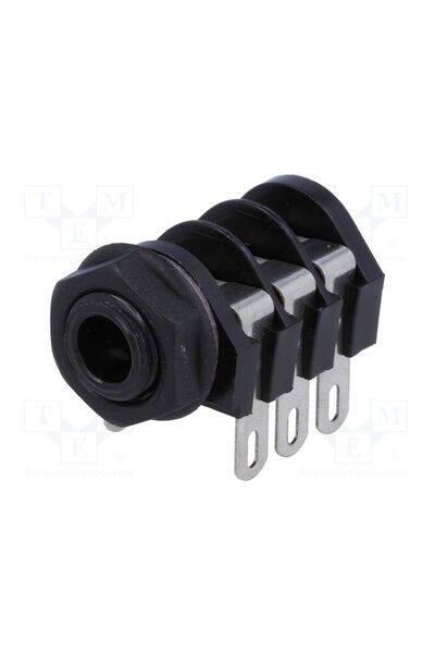OEM Conector Jack 6,3mm CLIFF CL1220A, soclu, mamă, stereo,cu întrerupător tr...
