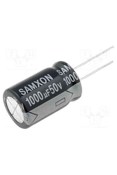 OEM Condensator electrolitic SAMXON GT1000/50, ESR redus, THT, 1000uF, 50VDC,...