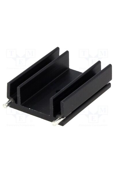 OEM Radiator extrudat STONECOLD HS-130-38, TO220, negru, Lățime 29mm, Înălțim...