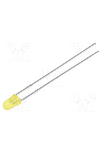 OEM LED KINGBRIGHT ELECTRONIC L-934SYD, galben, 3mm, 110÷250mcd, 60 ° Parte f...