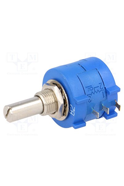 OEM Potențiometru axial SR PASSIVES POT2218M2-2K, 2kΩ, bobinat, 2W, ±5%, 6,35...