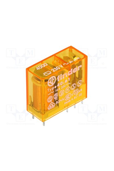 OEM Releu electromagnetic FINDER 40.61.8.230.400, Ubobină 230VAC, SPDT, Icont...