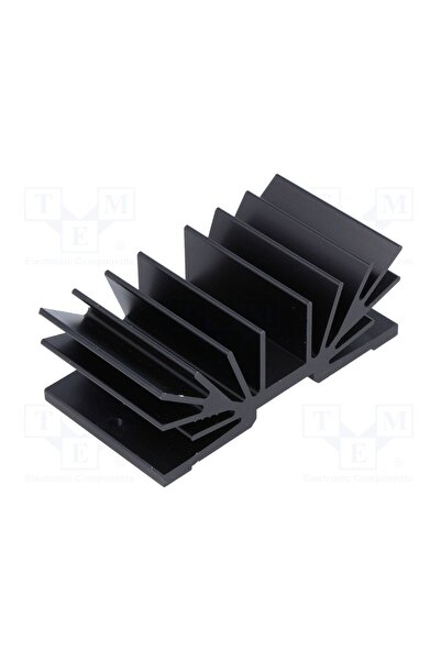 OEM Radiator extrudat FISCHER ELEKTRONIK SK64-37SA1M3, TO220, neagră, W 70mm,...