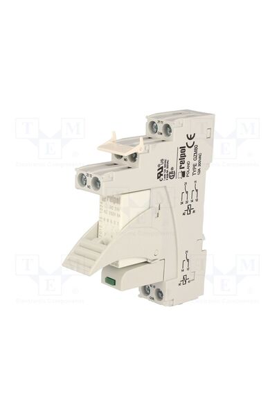 OEM Set Releu interfaţă RELPOL PI84024DC00LD, Ubobină 24VDC, DPDT, 8A, 8A/230...