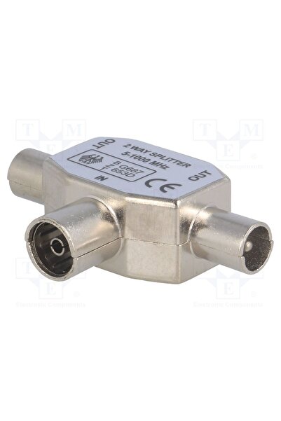 OEM Splitter VANGUARD T-SPLIT-FMM, coaxială 9,5mm priză,coaxială 9,5mm mufă x2