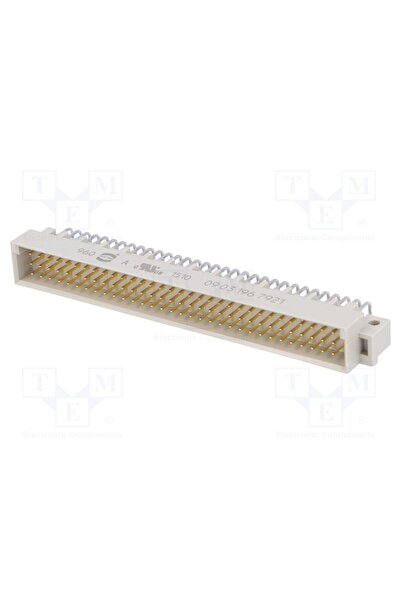 OEM Conector DIN 41612 HARTING 09031967921, soclu, tată, PIN 96, în unghi 90°...