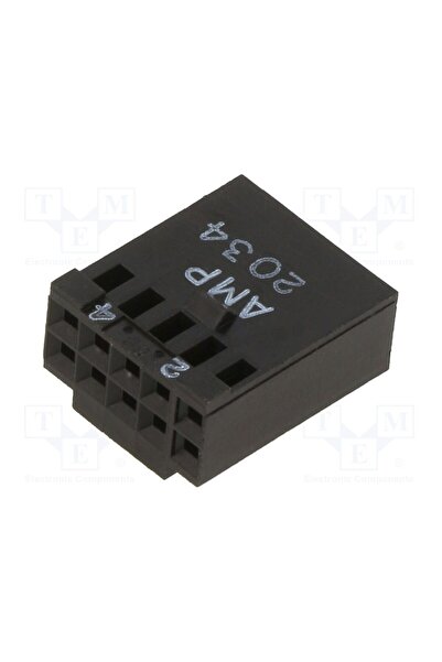 OEM Conector cablu-placă TE Connectivity 87631-6, mufă, mamă, PIN 10, AMPMODU...