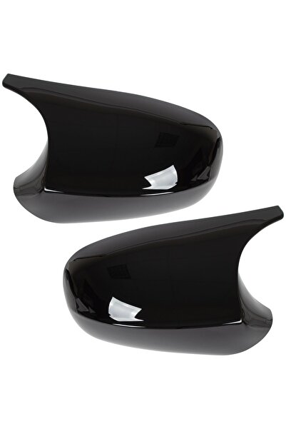 M MODECAR BMW Seria 1 E81 E82 E87 E88 2010-2015 carcasă oglindă NEGRU LUCIOS ...